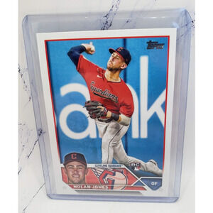 2023 Topps Series 1 Nolan Jones Rookie Card Cleveland Guardians #129